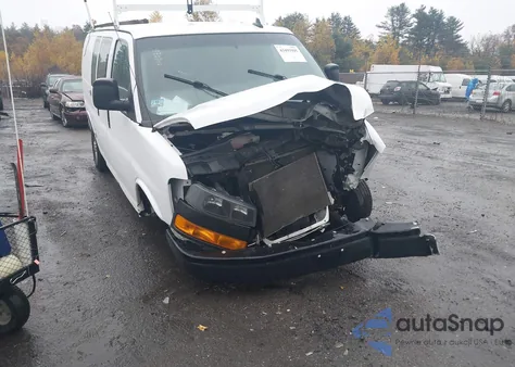 2018 GMC Savana 2500 Work Van z USA, uszkodzony, nr VIN 1GTW7AFP2J1202477